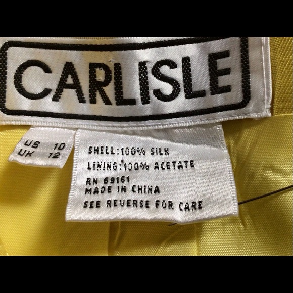 💵Carlisle 100% Silk jacket, black optional belt, pretty, flattering, price drop - Picture 3 of 15